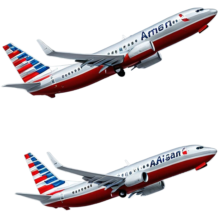 Single American Airlines 737 Max 8 emoji