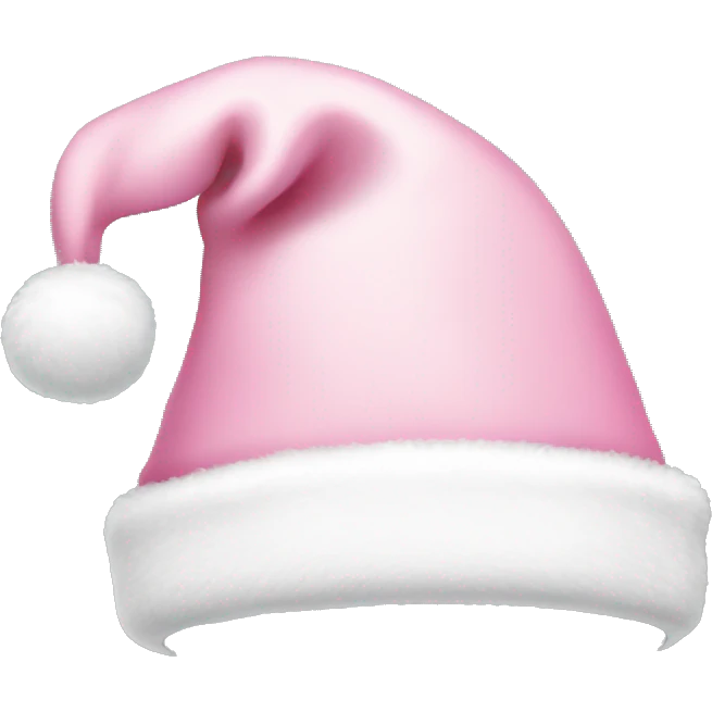 light pink santa hat emoji