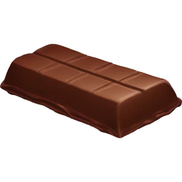 chocolate bar wih fire emoji