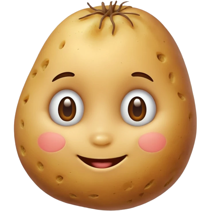 A cute potato  emoji