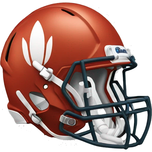 football helmet with Rocket logo emoji