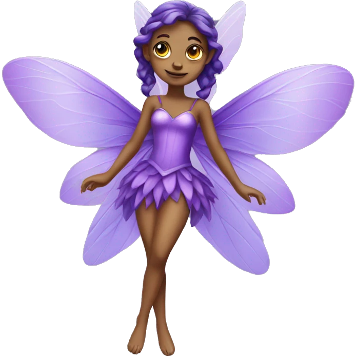 Purple fairy emoji