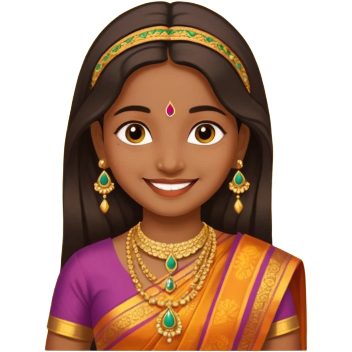 South India aesthetics for a girl’s picture  emoji
