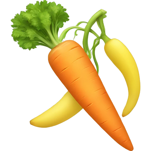 carrot + banana emoji