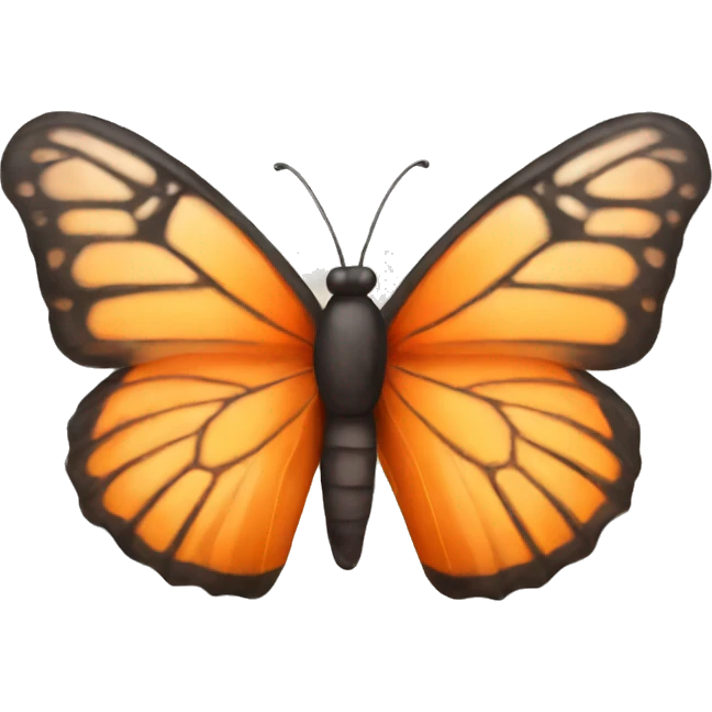 Orange butterfly  emoji