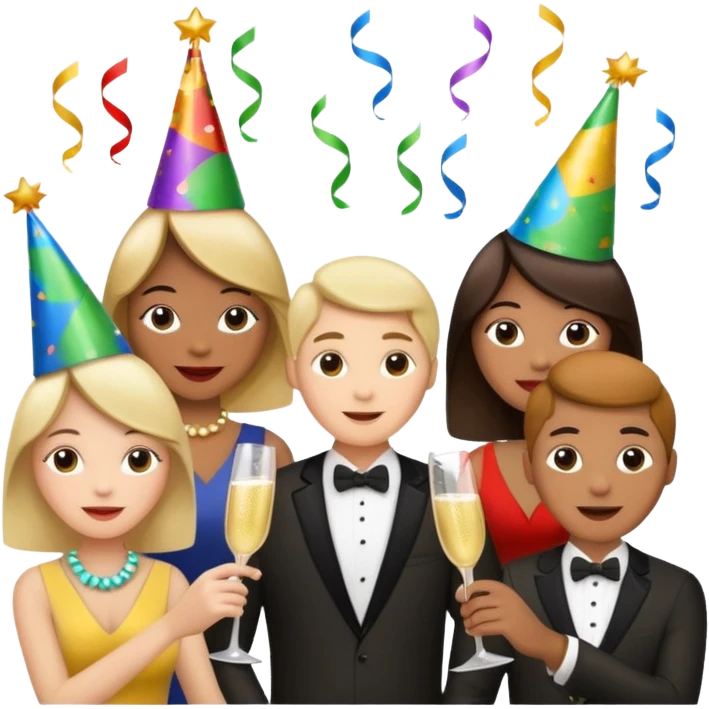 holiday New year vibe emoji