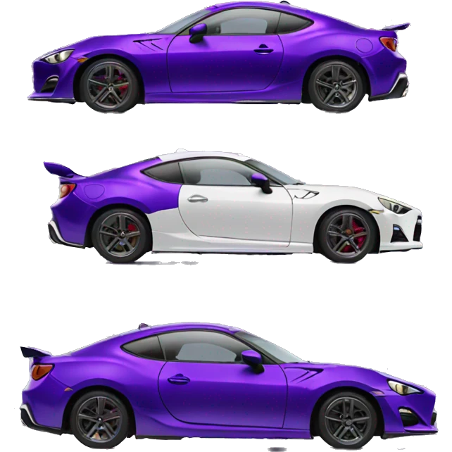 purple gt86 with wing  emoji