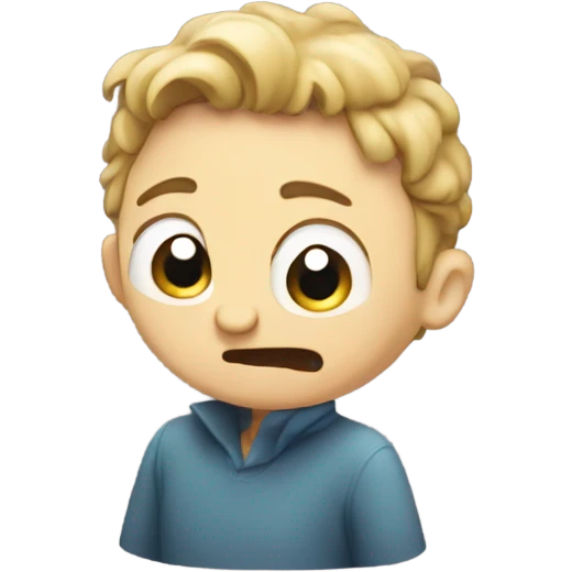 A fart boy emoji