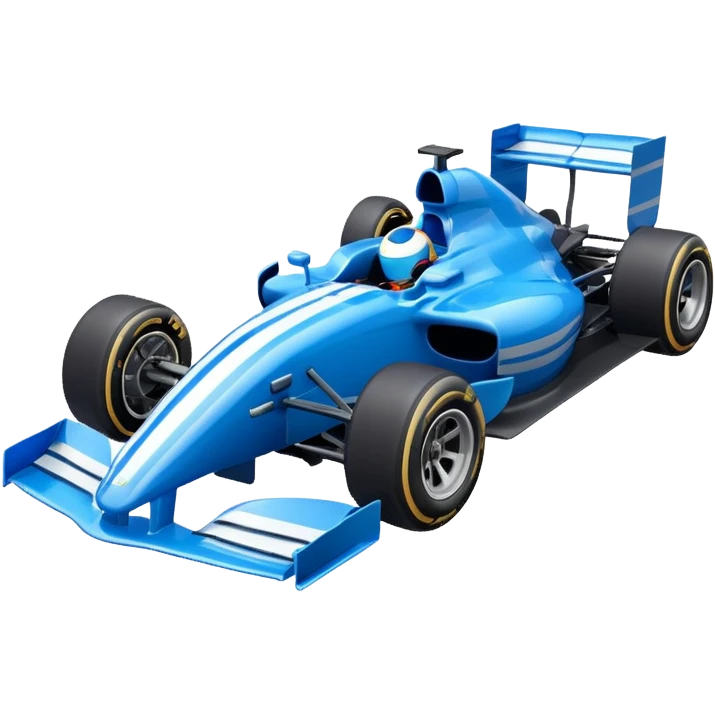 formula 1 blue emoji
