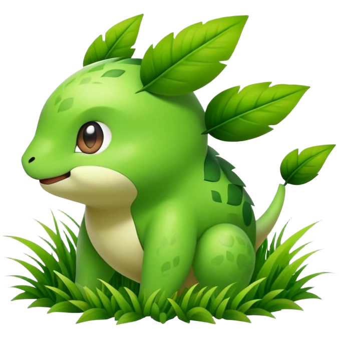 Grassy Pokémon-Fakémon-creature emoji
