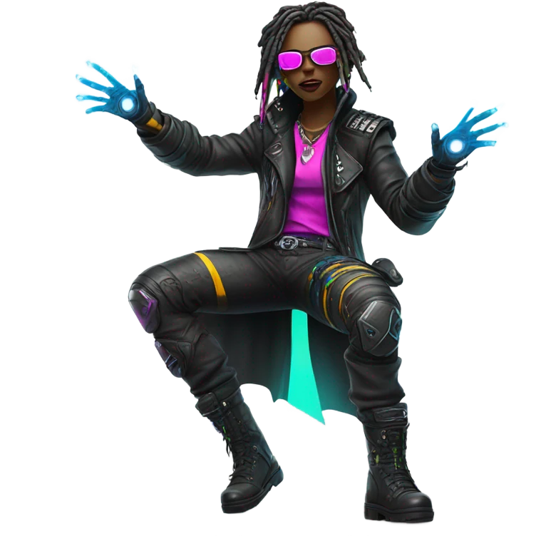 cyberpunk rockstar emoji