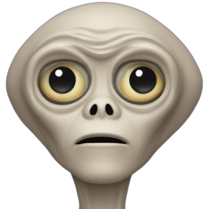 Et l'extraterrestre emoji