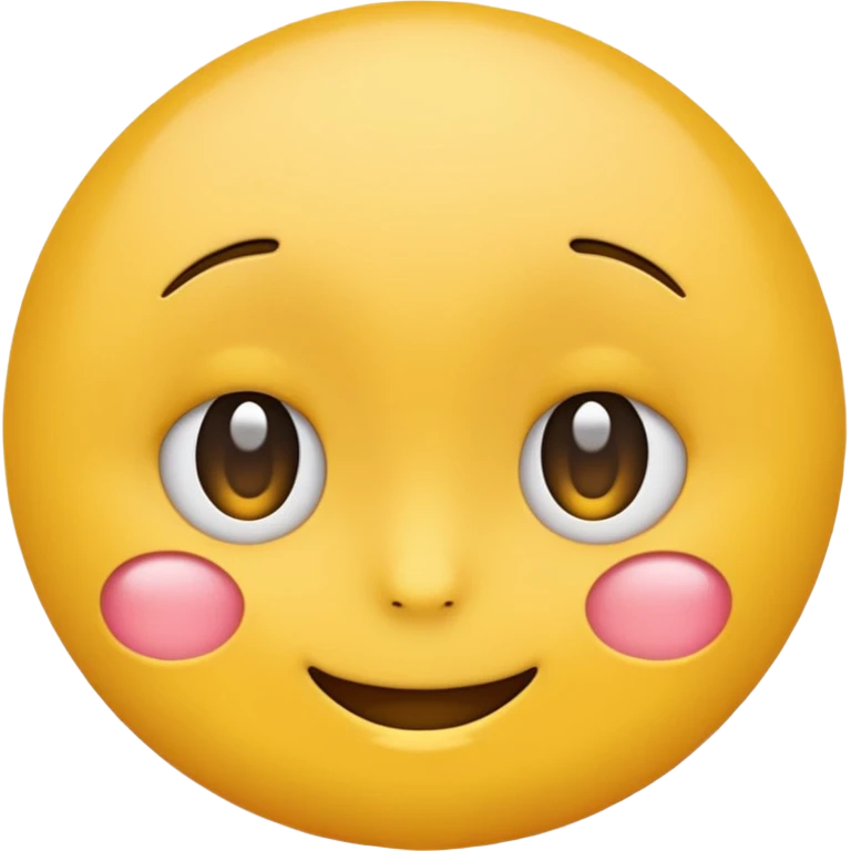 make the yellow emoji shy emoji