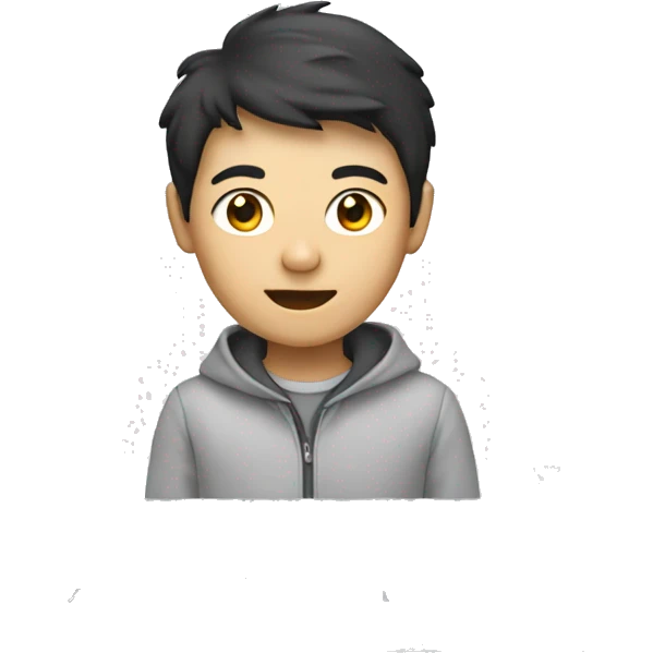 laptop with Asian university student emoji