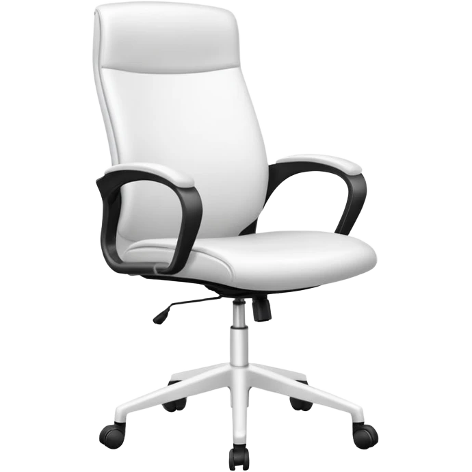 Egronomic white chair sketch emoji