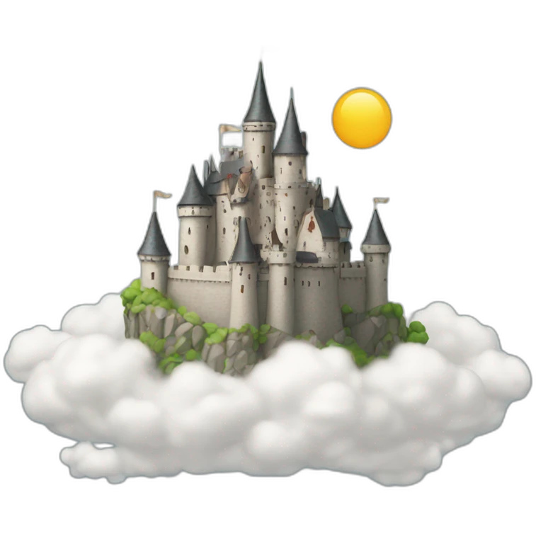 castle on cloud emoji