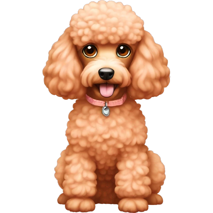 peach poodle emoji