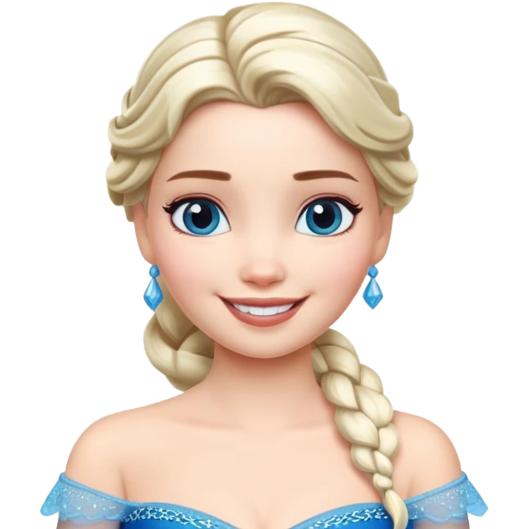 Elsa doll mimi emoji