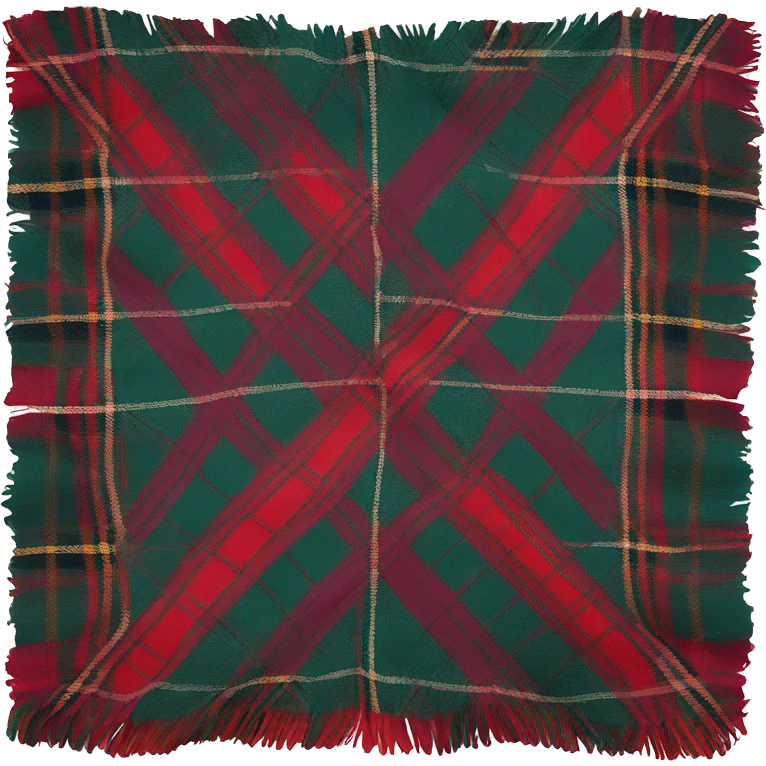 Tartan scarf emoji