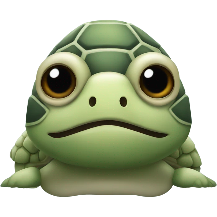 Asian turtle with a beard emoji