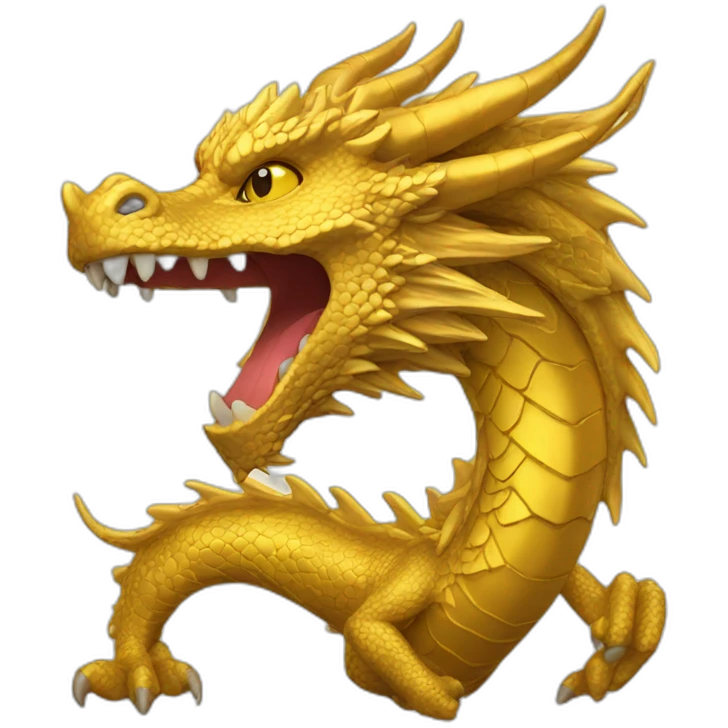 golden dragon emoji