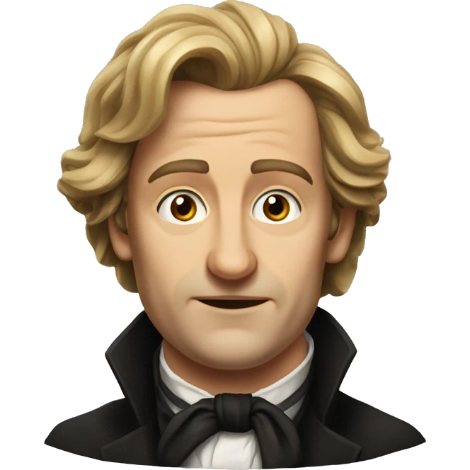 photorealistic Heinrich Heine emoji