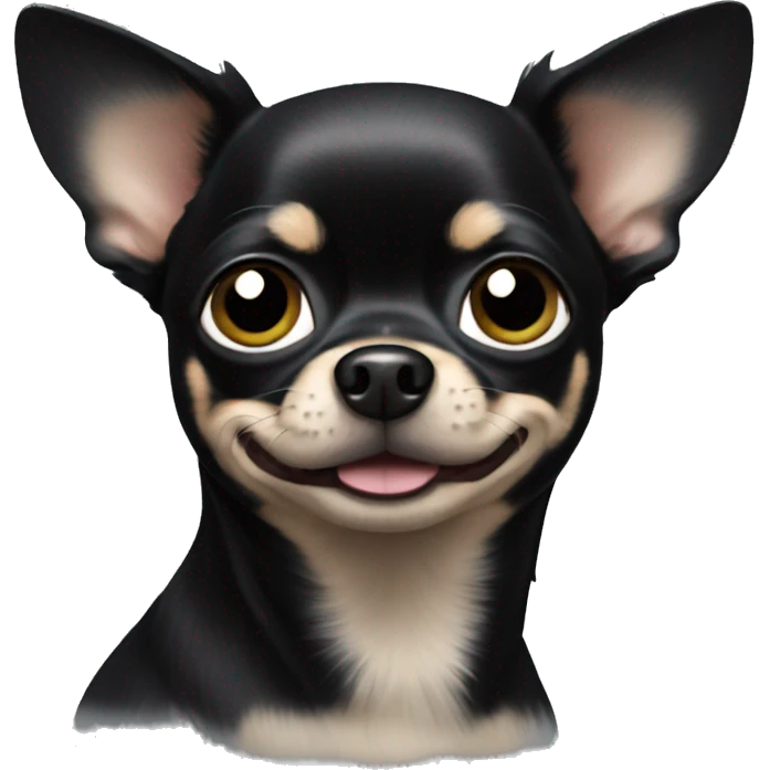 black chihuahua emoji