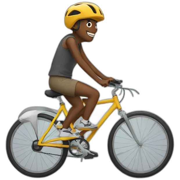 shubaka on bicycle emoji