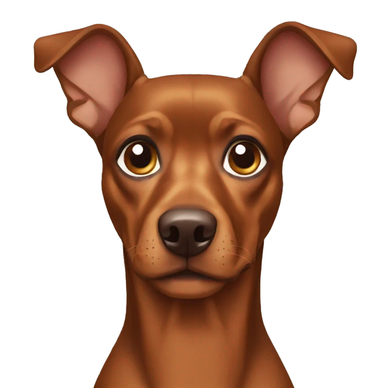 brown pinscher emoji