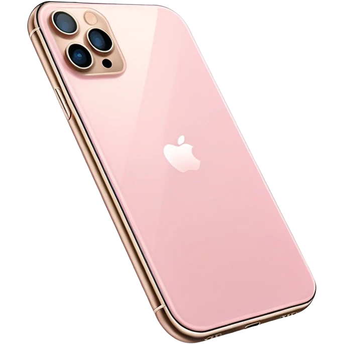 Light pink iPhone 15 pro max emoji