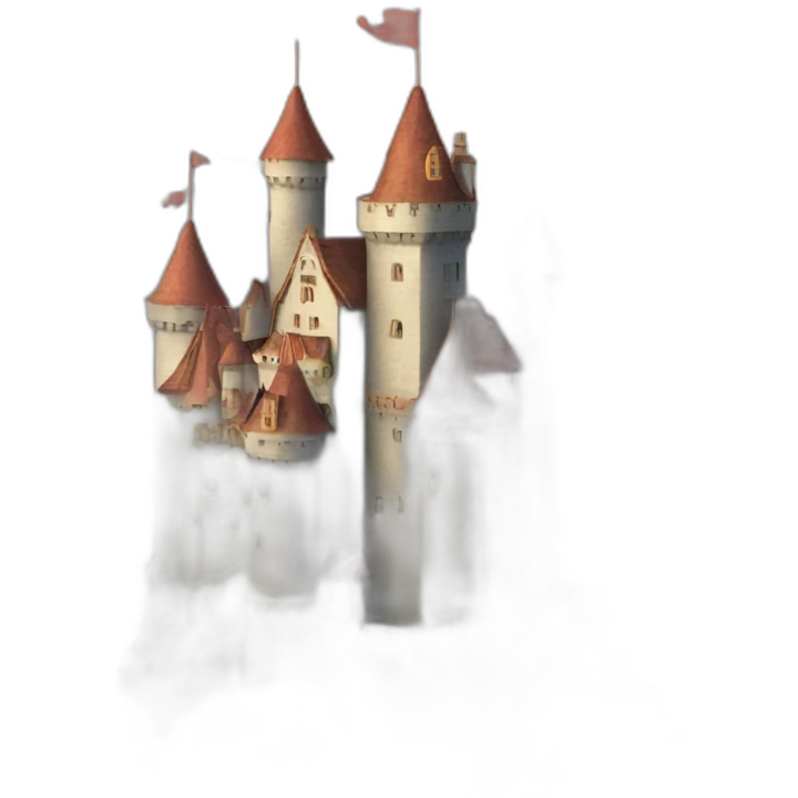 castle with tall towers emoji