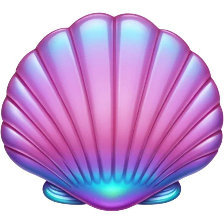 pink crystal clam emoji