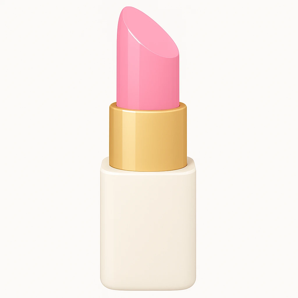 apple emoji style light pink lipstick emoji