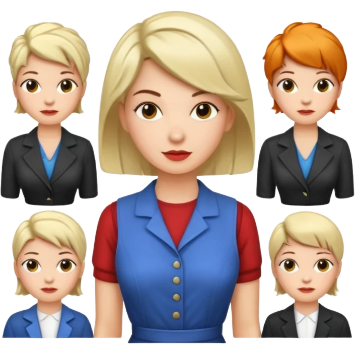 30대 여성 (이전에 생성해준 여성과 차이점을 만들어줘) emoji