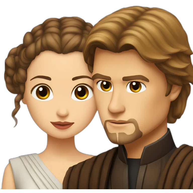 Anakin Skywalker with padme emoji