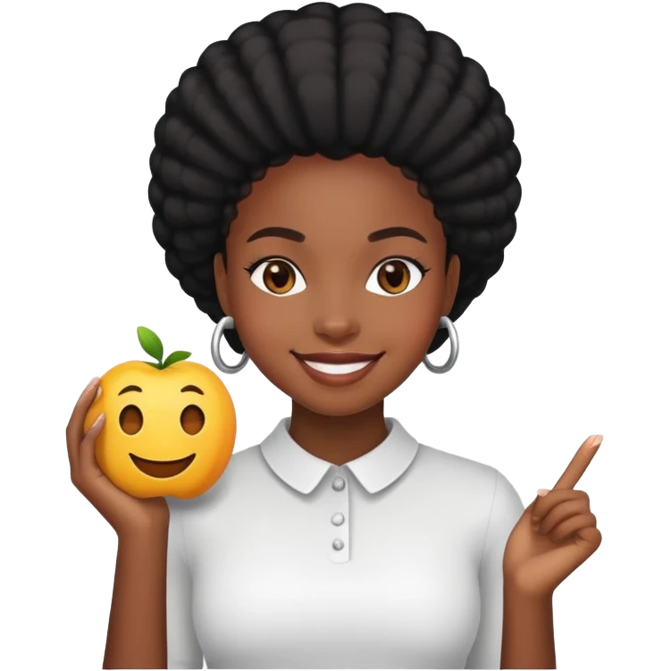 black it girl  emoji
