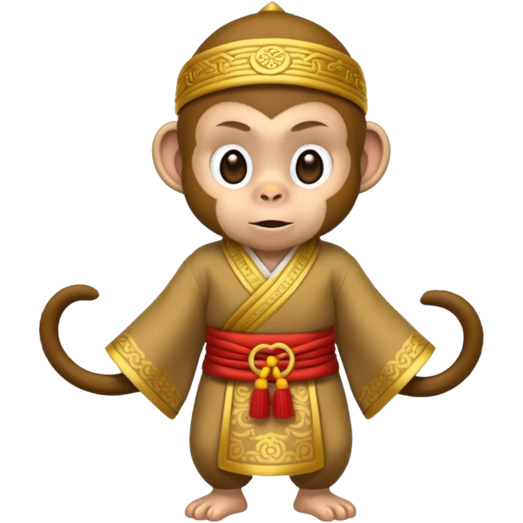 asian tradationals clothe monkey emoji