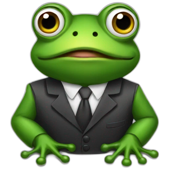 frog lawyer emoji