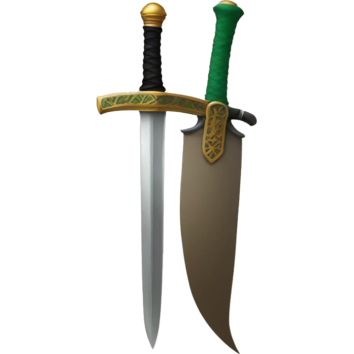Saudi Arabia sword emoji