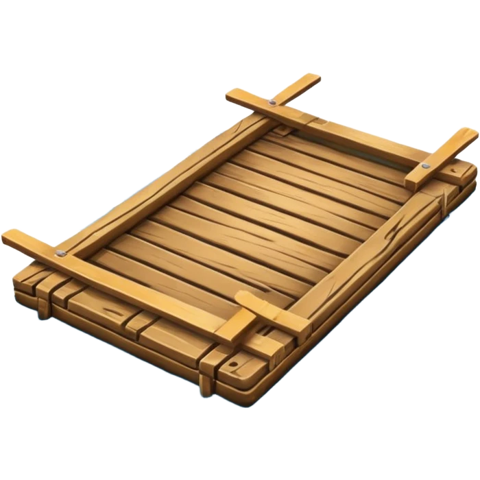 A sunken raft emoji
