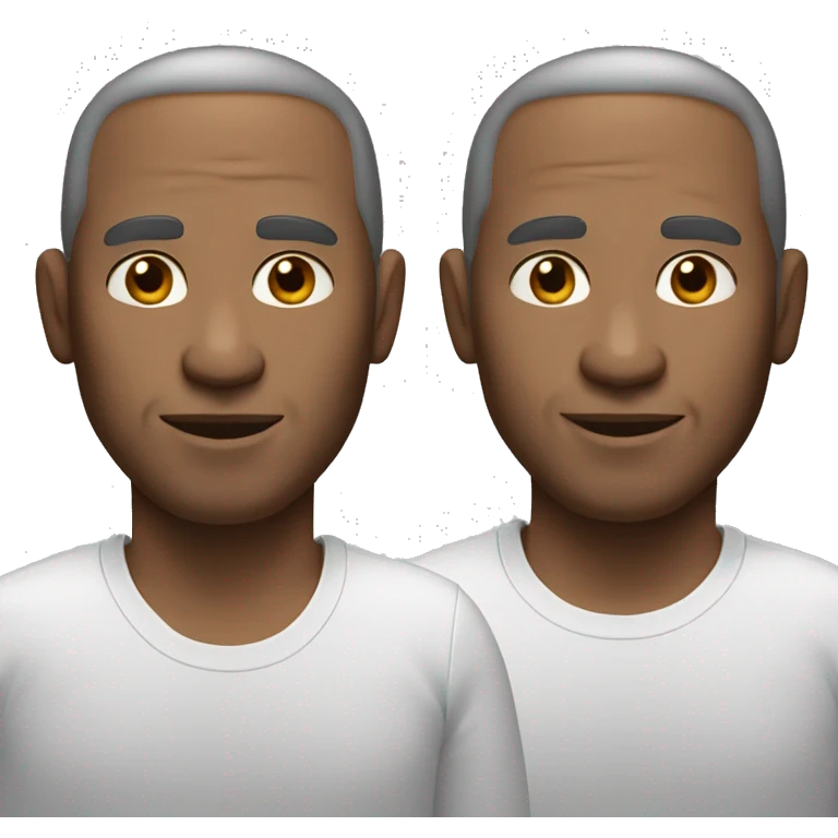 50 year old lightskinned man with straight short ha emoji