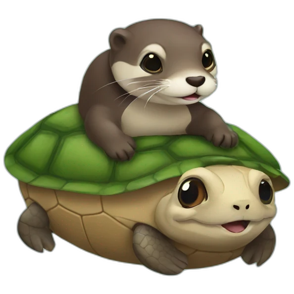 otter turtle emoji