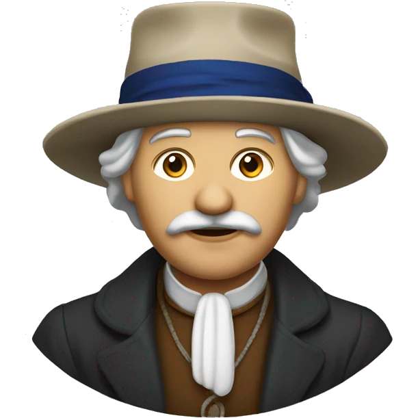 Baltic German Russian Métis Quaker Wearing Quaker Hat emoji