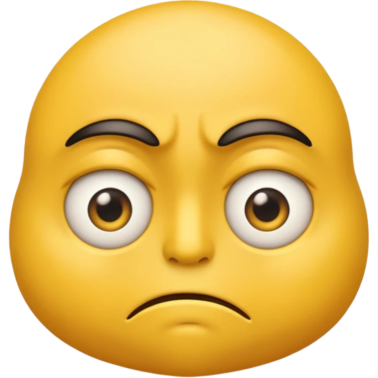 an overly annoyed emoji emoji