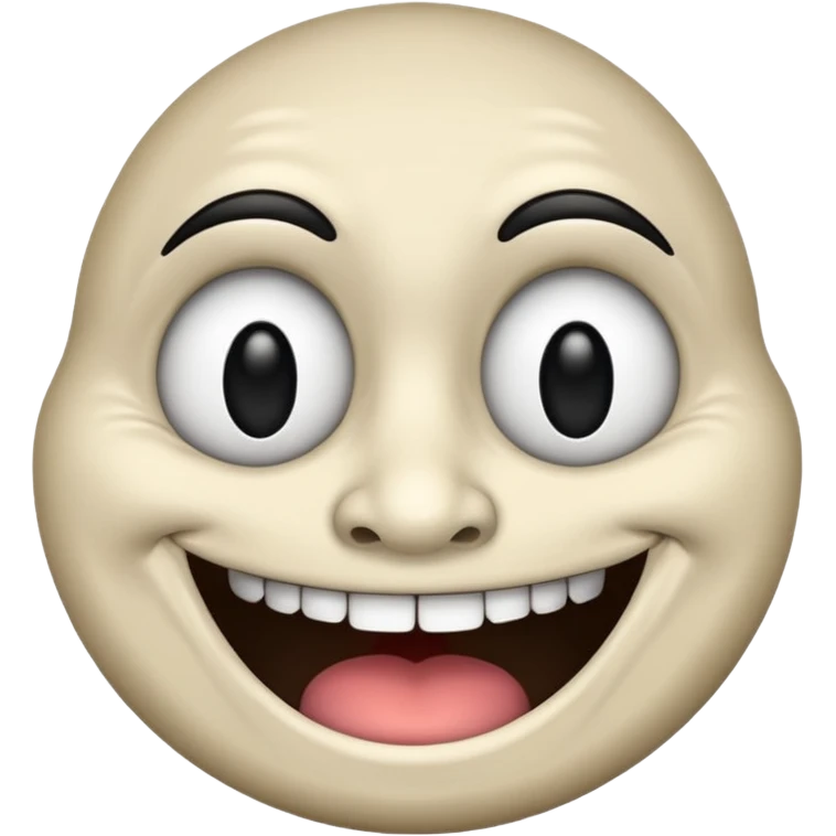 Trollface face emoji
