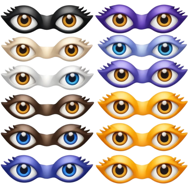 Different animals eye's only emoji