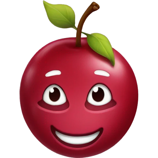 cherry with princes emoji
