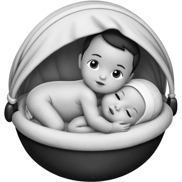 Newborn B&W Photoshoot emoji
