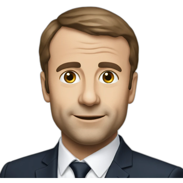 Macron sur brigite emoji
