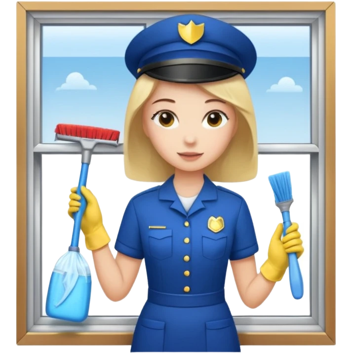 Window Cleaner woman  emoji